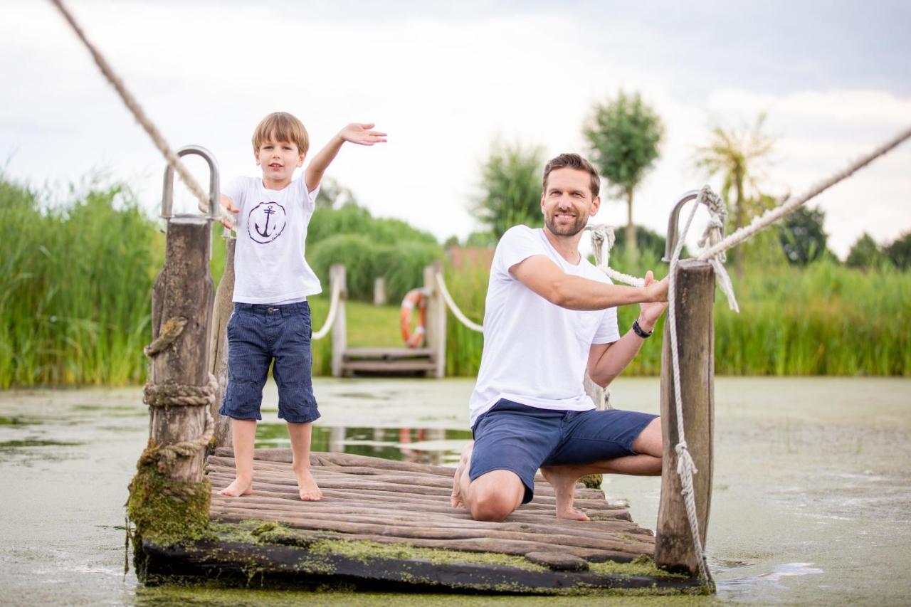 טראסנהיידה Familien Wellness Hotel Seeklause Mit Grossem Abenteuerspielplatz "Piraten-Insel-Usedom" Kinder Immer All-Inklusive & Getraenke Ganztags Inklusive מראה חיצוני תמונה